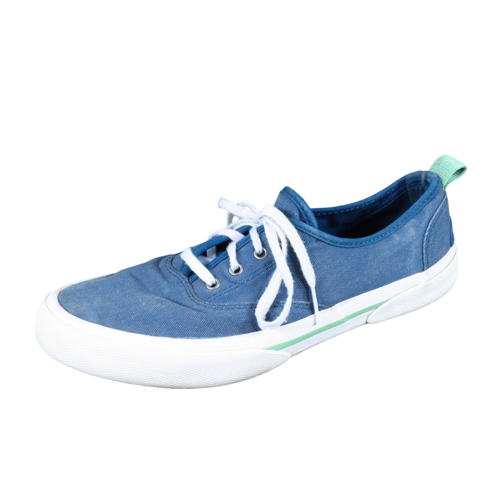 Sperry Pier Wave CVO Womens Sneaker Size 9 Everyday Walking Blue Canvas STS85176